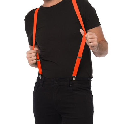 Neon Oranje Bretels