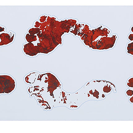 Halloween Decoratie Sticker Voetafdrukken