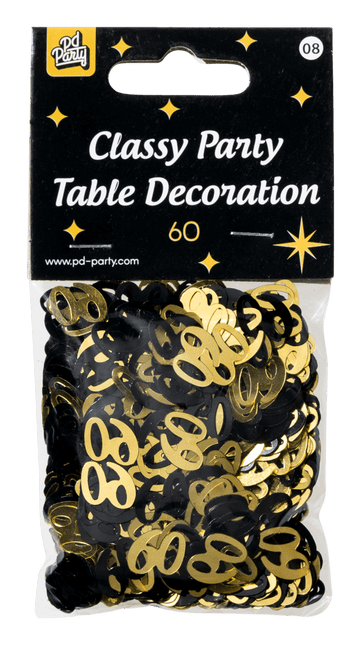 Tafelconfetti 60 Jaar 20gr