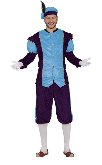 Pietenpak Lichtblauw/Paars