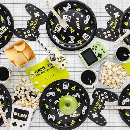 Gaming Party Servetten 16cm 12st