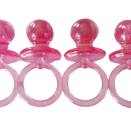Baby Speentjes Kristal Roze 4st