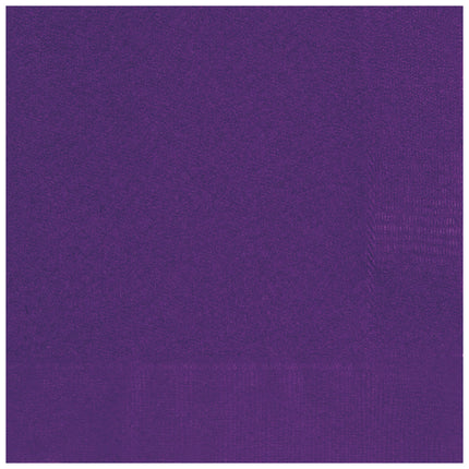Donkerpaarse Servetten 24cm 20st