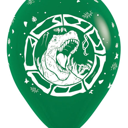 Ballonnen Dinosaur T Rex Mix 30cm 25st