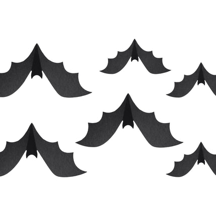 Halloween Decoratie Vleermuizen 6st
