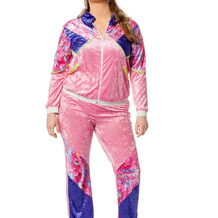 Trainingspak Jaren 80 Fluweel Dames