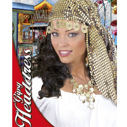 Gouden Hoofdband Pailletten