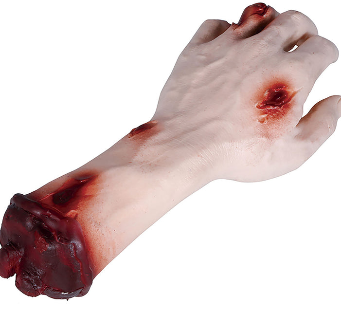 Halloween Nep Hand Wonden 25cm