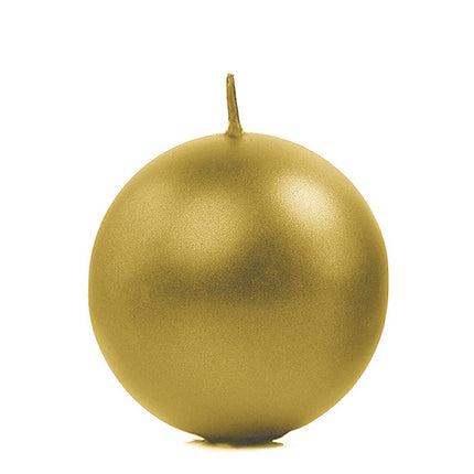 Bolkaarsen Goud Metallic 6cm 10st