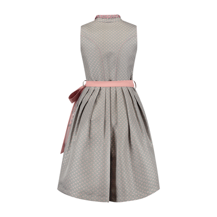 Grijze Dirndl Jurk Oktoberfest Roze Dames