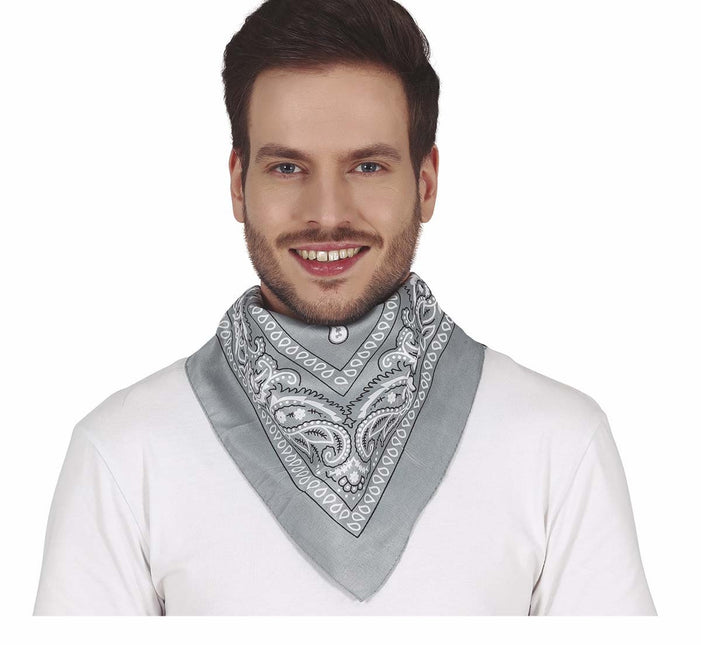 Donkergrijze Cowboy Sjaal