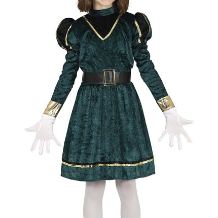 Pietenpak Jurk Kind Groen/Goud