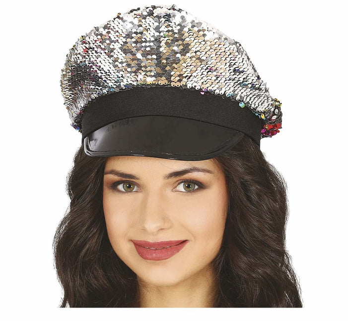 Zilveren Pet Pailletten