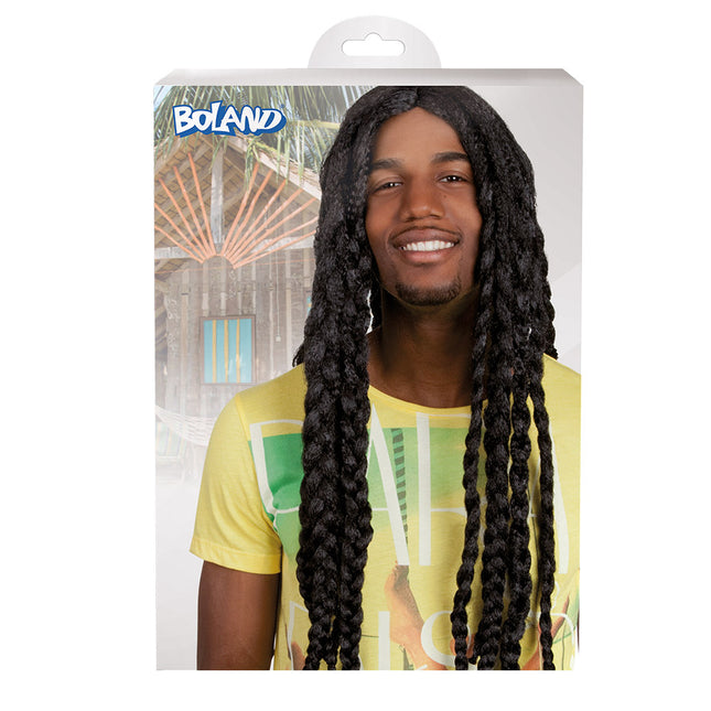 Zwarte Pruik Soul Rebel