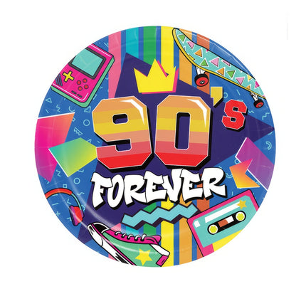 Jaren 90 Borden 23cm 6st