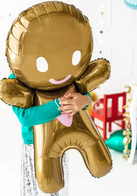 Helium Ballon Gingerbread Leeg 97cm