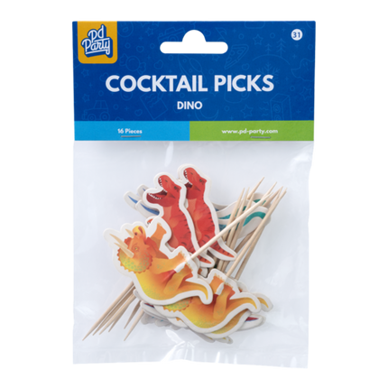 Dino Cocktailprikkers
