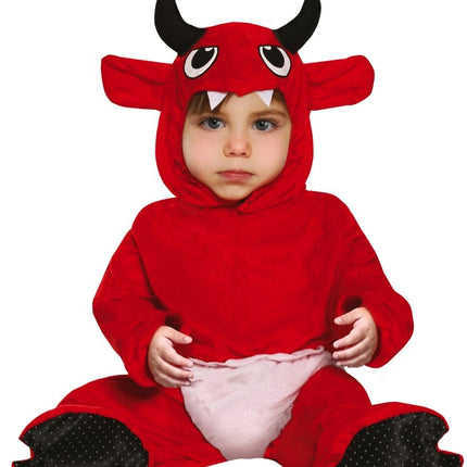 Halloween Kostuum Baby Rood