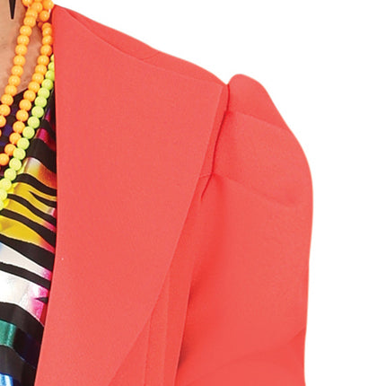 Neon 80S Kostuum Regenboog Dames