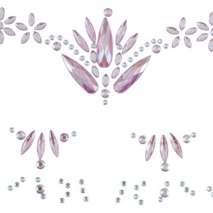 Gezicht Stickers Roze