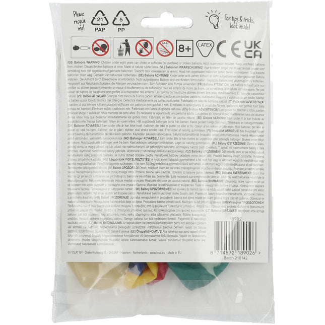 Ballonnen Happy 2Th Bday 33cm 6st