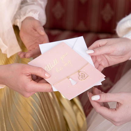 Wenskaart Will You Be Armband 14,8cm