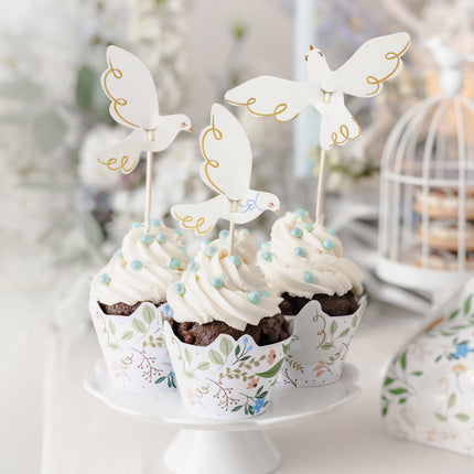 Cupcake Vormpjes Bloemen 6st