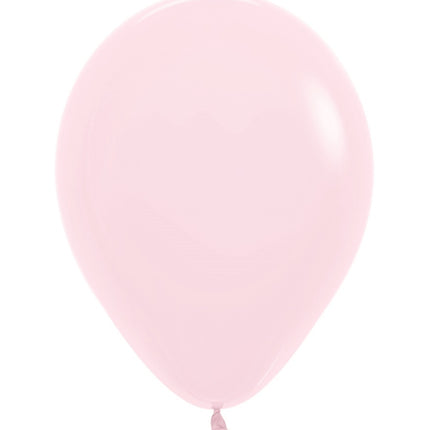 Ballonnen Pastel Matte Pink 25cm 100st