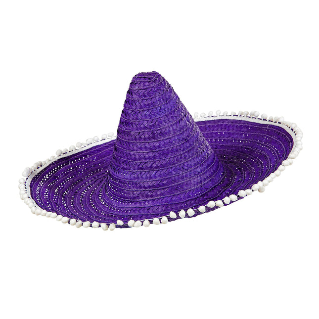 Blauw Paarse Sombrero 50cm