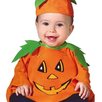 Pompoen Halloween Kostuum Baby Oranje