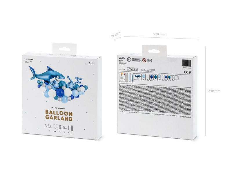 Ballon Slinger Haai 15 delig