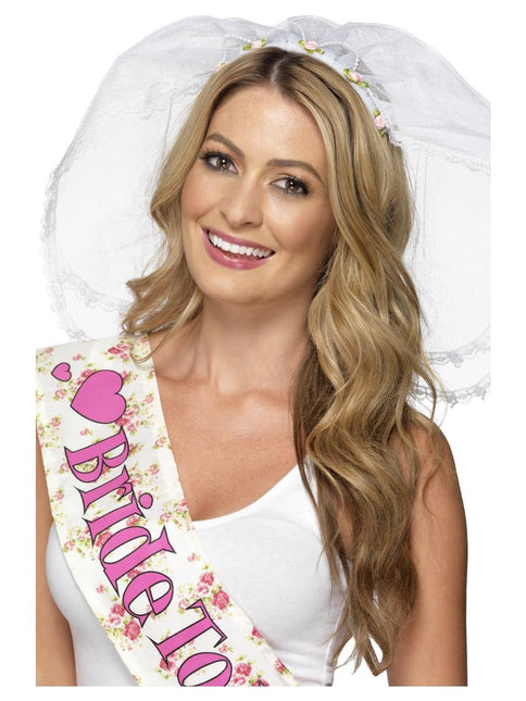 Bruid Sluier Bloemen