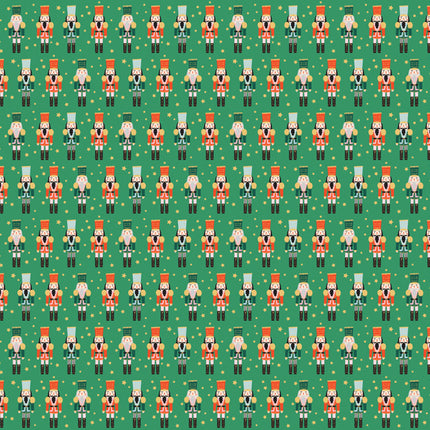 Kerst Cadeaupapier Notenkrakers 2m