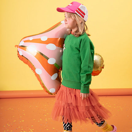 Helium Ballon Paddenstoel Leeg 75cm