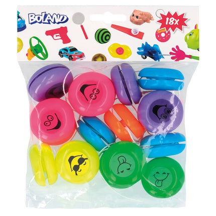 Uitdeelcadeautjes Jojo'S 3,5cm 18st