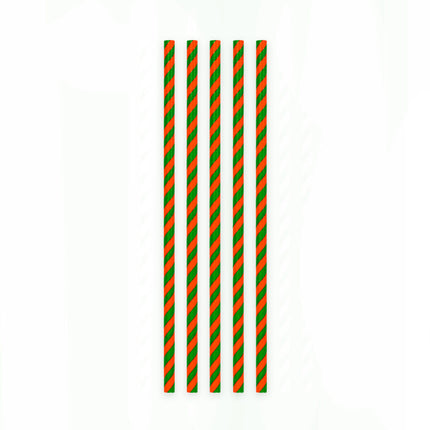 Groen Rode Rietjes Karton 20st