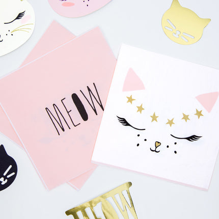 Servetten Kat 33cm 20st