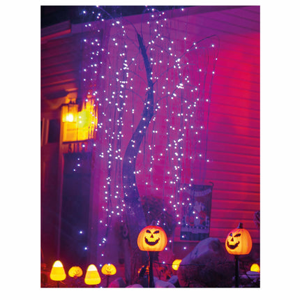 Halloween LED slinger Lila 144 lampjes