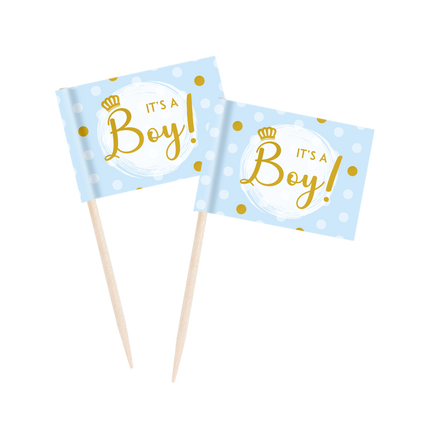It'S A Boy Cupcake Toppers