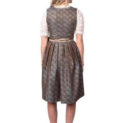 Groene Dirndl Jurk Oktoberfest Dames Jaquard