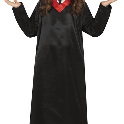 Afstudeer Toga Zwart Blauw Kind