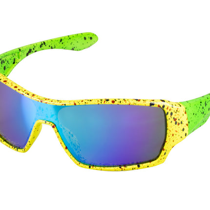 Gele Bril 80'S Verfspetters