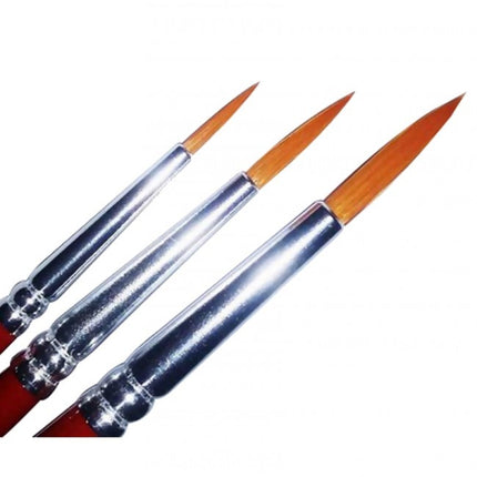 Rode Schmink Penseel Set Nr. 2,4,6