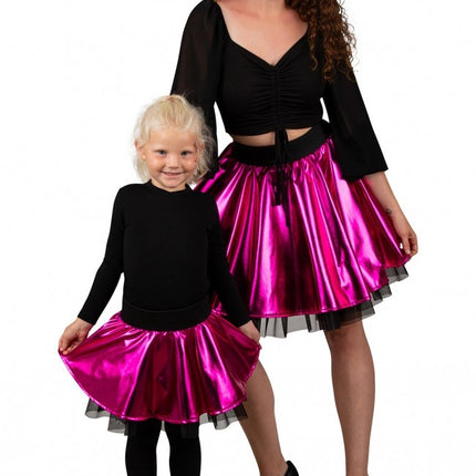 Cirkelrok Metallic Pink