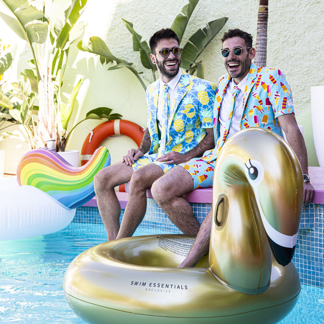 Zwemband Zwaan Goud 95cm