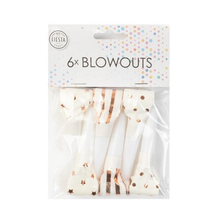 Roltongen Rose Goud 6st