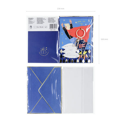 Wenskaart Super Hero Sleutelhanger 16cm