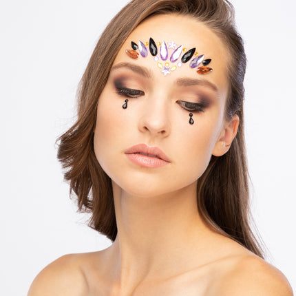 Moon Terror Halloween Face Jewels Evil Queen