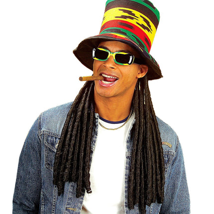 Hoed Rasta Met Dreadlocks