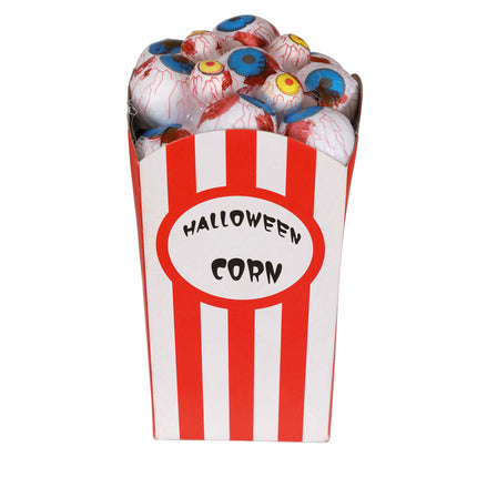 Halloween Popcorn Bakje Oogballen 16cm